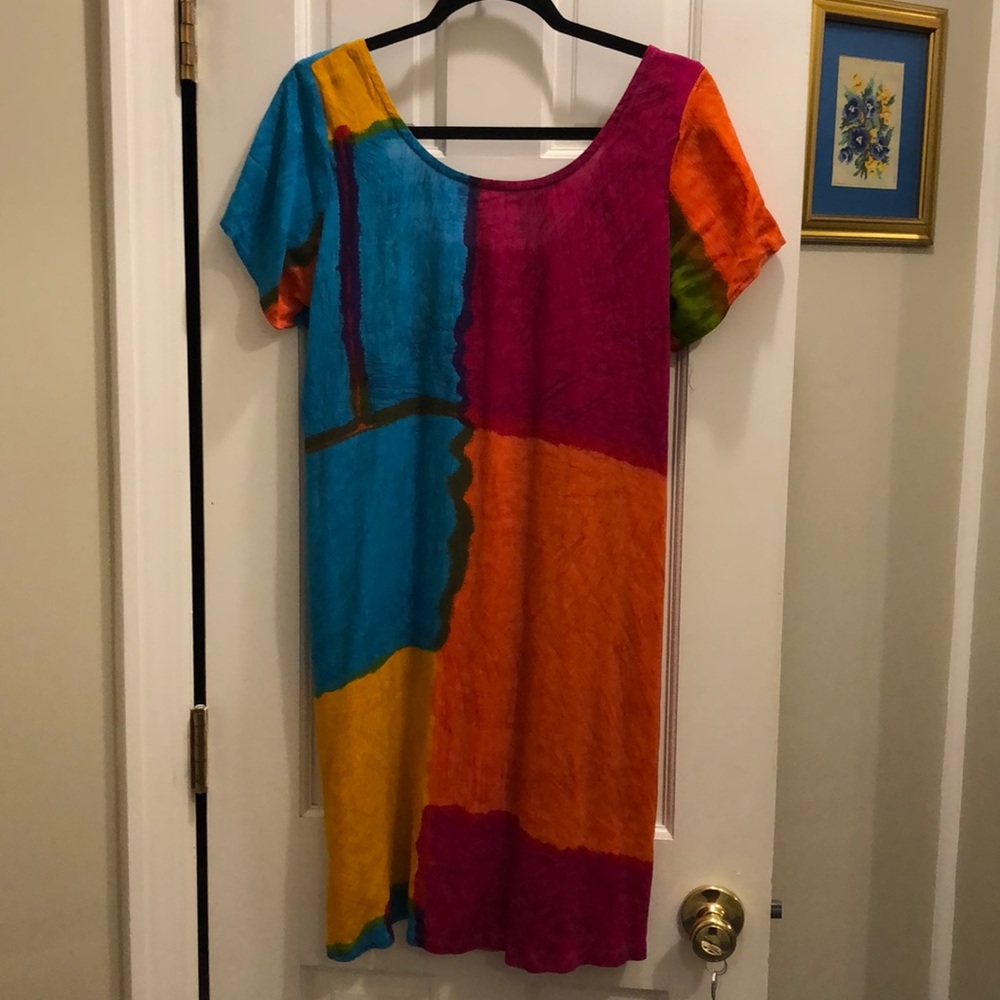 Colorful Mini Sun Dress